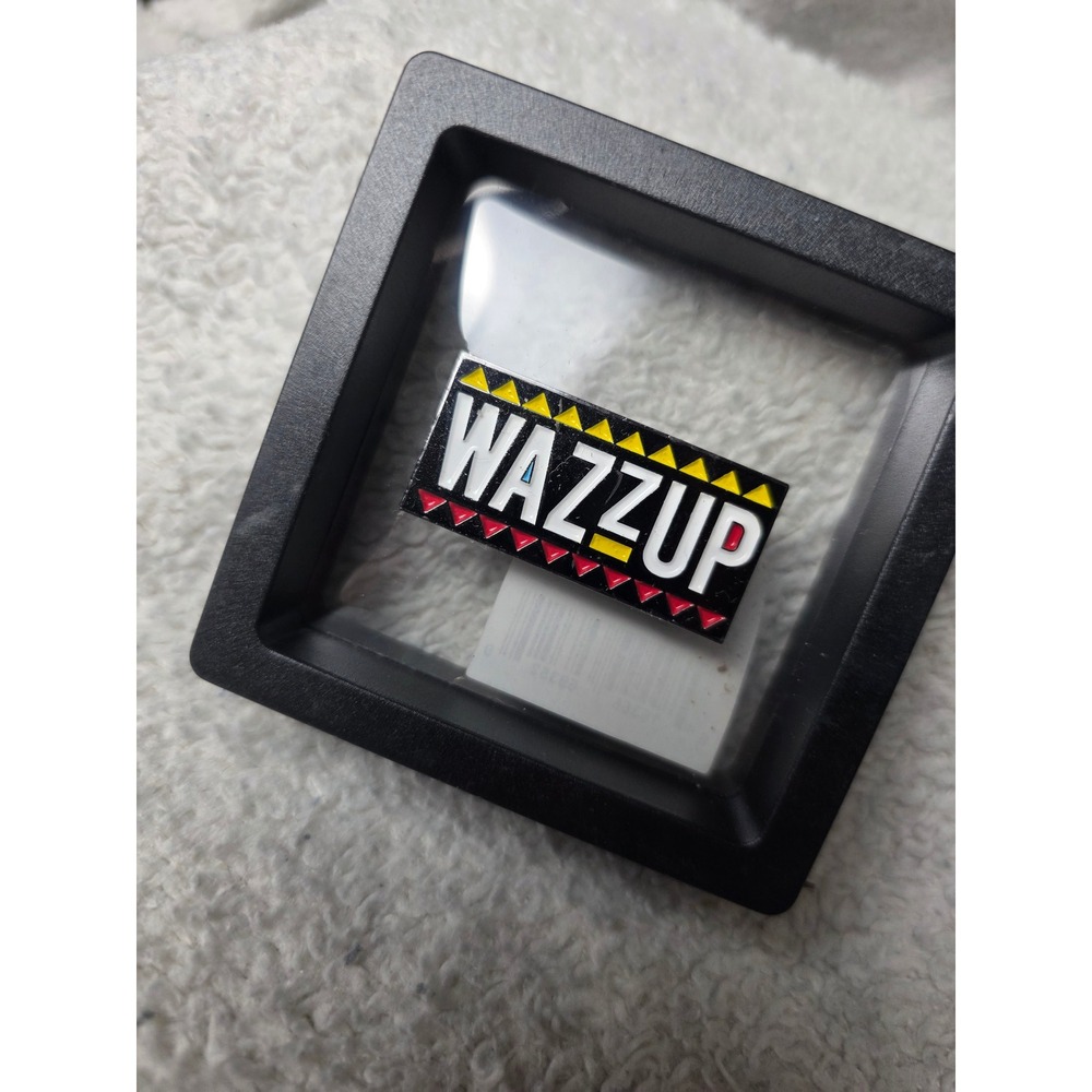 Wazzup Martin Pin Black Enamel 90s Sitcom Nostalgia ACC01-PIN-08-NS NEW